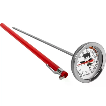 Термометр Browin 0–120 °C, 21 см мясной с корпусом ДМ101700