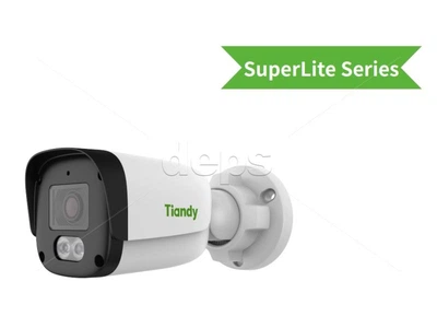 Циліндрична Color Maker IP-камера Tiandy TC-C34QN Spec:I5W-E-Y-2.8mm-V4.2 (4МП ∠100° F-1.6 | TWDR | MIC | Full Color-IR до 50м)