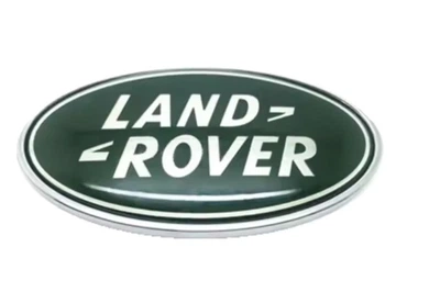 Эмблема Land Rover на багажник зеленая