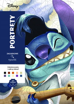Розмальовка Дісней Olesiejuk антистрес за номерами | Zagadkowe rysunki Disney Portraits (trompe l'oeil)