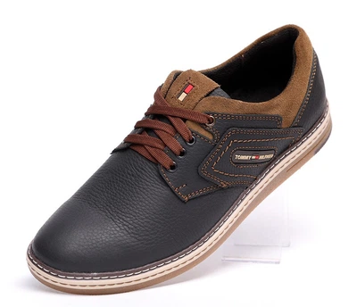 Спортивні туфлі шкіряні Tommy Hilfiger Sheriff Black-Brown 44