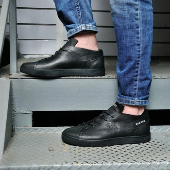 Кеди чоловічі шкіряні Diesel Pirate Black 43