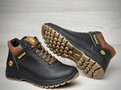 Спортивные ботинки, зимние кожаные кроссовки на меху Timberland Sheriff 45