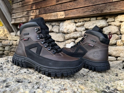 Спортивные кожаные ботинки на меху Timberland Waterproof 40