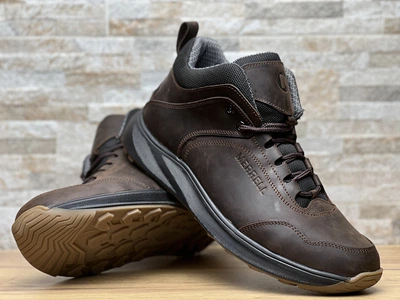 Кроссовки термо мужские кожаные Urban Gore-Tex Brown 41