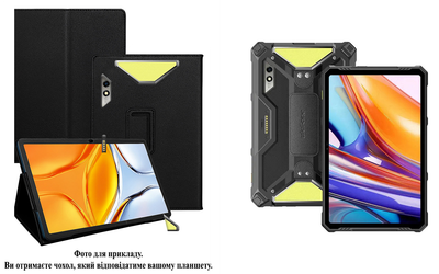 Чехол-подставка CRAYTON для Ulefone Armor Pad 3 Pro – стиль, защита и ручная сборка, цвет Черный