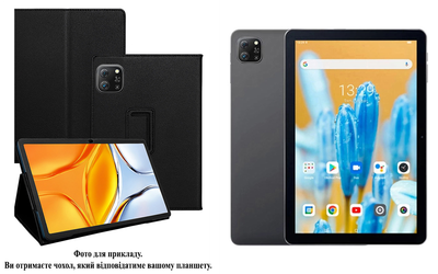 Чехол-подставка CRAYTON для Blackview Oscal Pad 70 – стиль, защита и ручная сборка, цвет Черный