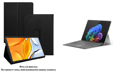 Чехол-подставка CRAYTON для Microsoft Surface 11 pro Copilot+ – стиль, защита и ручная сборка, цвет Черный