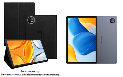 Чехол-подставка CRAYTON для Ulefone Tab A10 Pro – стиль, защита и ручная сборка, цвет Черный