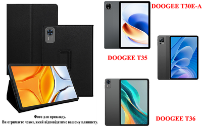 Чехол-подставка CRAYTON для DOOGEE T30E-A, T35, T36 – стиль, защита и ручная сборка, цвет Черный