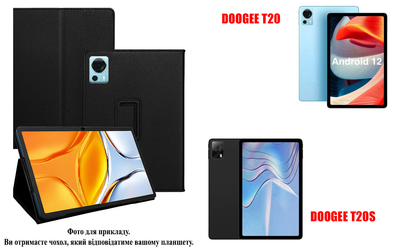 Чехол-подставка CRAYTON для DOOGEE T20, T20S – стиль, защита и ручная сборка, цвет Черный