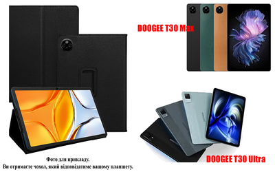 Чехол-подставка CRAYTON для DOOGEE T30 Max, T30 Ultra – стиль, защита и ручная сборка, цвет Черный