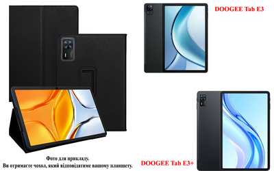 Чехол-подставка CRAYTON для DOOGEE Tab E3, DOOGEE Tab E3+ – стиль, защита и ручная сборка, цвет Черный