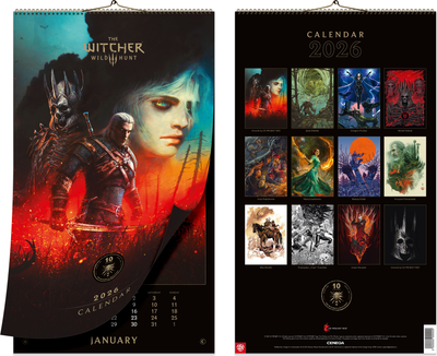 Kalendarz Good Loot The Witcher (Wiedźmin) 3: Wild Hunt 10th Anniversary Calendar 2026 (5908305250319)