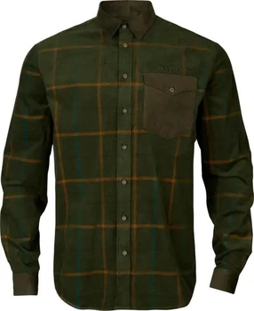 Рубашка Harkila Kaldfjord corduroy check shirt 4XL Willow Green