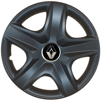 Колпаки SJS 340 Black R15 Renault (Комплект 4 шт.)