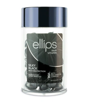 Ellips Hair Vitamin Silky Black шелковая ночь с про кератиновым комплексом 1мл 50шт (6007)