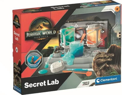 Набір Clementoni Jurassic World Geheimes Genetik Labor 18220 (8005125182206)
