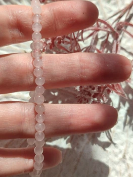 Браслет Magic Stone із розового кварцу, one size 4 мм