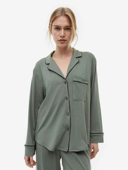 Ночная рубашка женская H&M 998802003c35 S Хаки (1000000054126)