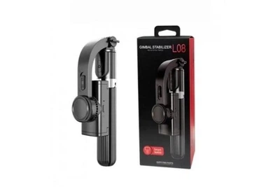 Монопод L08 Gimbal 3в1. Селфи палка со стабилизатором, штативом и Bluetooth-пультом.