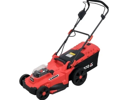 Газонокосарка на 4-х колесах акумуляторна YATO YT-85224 2х Li-Ion 18В