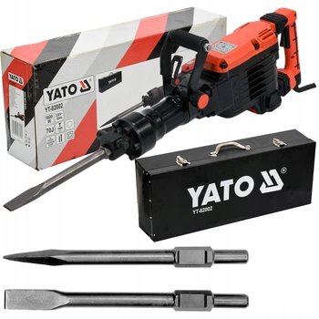 Молот відбійний мережевий YATO YT-82002 230V 1600 Вт 70 Дж з оливним охолодженням + 2 піки