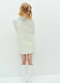 Платье женское H&M 1245959002c36 XXS Белое (KC1000000053913)