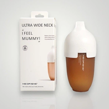 Пляшечка антиколиковая HEORSHE White Bottle, 240 мл
