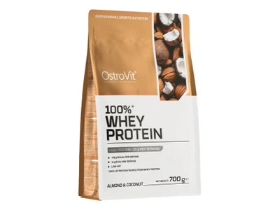 100% Whey Protein Ostrovit (700 грамів) Смак Мигдаль кокос