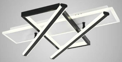 Люстра светодиодная INTEREES IS K38628-4 BK+WH
