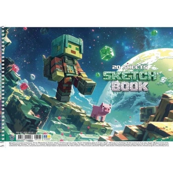 Альбом для малювання 20 арк. на пружині PB-SC-020-8535