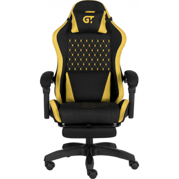 Геймерское кресло GT Racer X-2339 Fabric Black/Yellow