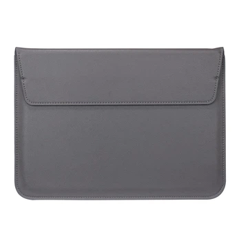 Чохол-конверт-підставка xVibe Leather PU для MacBook ноутбука планшета 13"-14.2" Grey