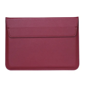 Чохол-конверт-підставка xVibe Leather PU для MacBook ноутбука планшета 13"-14.2" Wine red