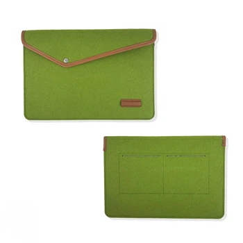 Чохол - конверт з повсті xVibe Felt sleeve для MacBook ноутбука 15"-16.2" Green