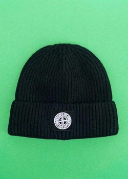 Шапка Stone Island Чорного кольору