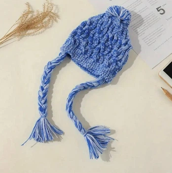 Шапка для собак и кошек "Beauty" Blue Size S