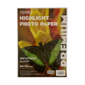 Фотопапір А4 глянсовий 20арк 200г/м2 РР-9013 1-593 (23880)
