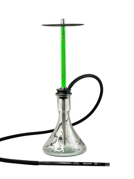 Кальян Trumpet Empire Green Candy Clear 57 см нержавеющая сталь Ø 13 мм диффузор зеленый