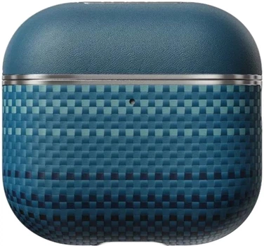 Магнитный чехол Pitaka Aramid Fiber Magnetic Case Moonrise для Airpods 4th Gen (APM2406)