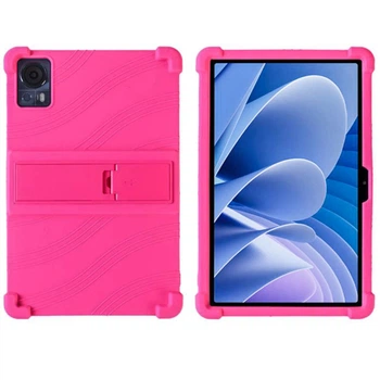 Детский чехол TPU Wave with Stand для Doogee T40 с подставкой pink
