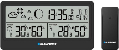 Stacja pogodowa Blaupunkt WS20BK Black (5901750508073)