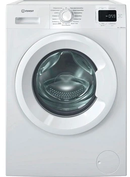 Пральна машина Indesit im 600 my time ru, White, 6 кг, фронтальна, 15 програм, дисплей, 1000 об/хв, дисплей, пара, інвертор, клас енергоспоживання a+++, 84.5x60x44.6 см