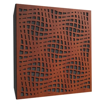 Акустична панель Ecosound Illusion Apple-Locarno 50 х 50 см 33 мм коричневий