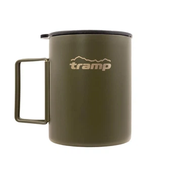 Термокружка Tramp со складными ручками и поилкой 500 мл Olive (1042-UTRC-142-olive)