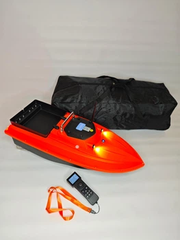 Карповый кораблик для рыбака D80B с GPS на 100 точек 46800mAh Красный