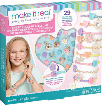 Zestaw do tworzenia bransoletek charm Make It Real Stylowe ogniwa MR1735 (695929017354)
