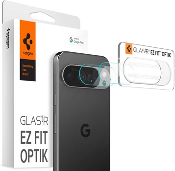 Защитное стекло на камеру Spigen Optik EZ Fit 2-Pack для Google Pixel 10 Pro Crystal Clear (AGL09662)