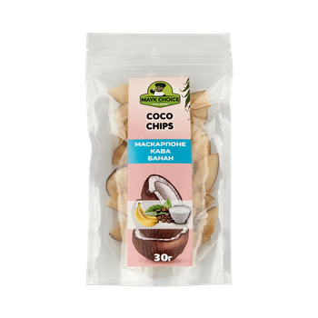 Кокосовые Чипсы Маскарпоне Кофе Банан 30г Mayk Choice